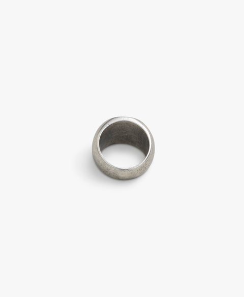 Sterling Silver Rose Signet Ring