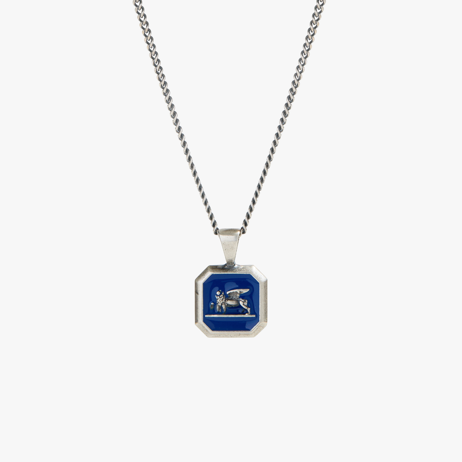 Degs & Sal Men's Venetian Lion Pendant Necklace - Blue - Necklaces Degs & Sal Men's Venetian Lion Pendant Necklace - Blue - Necklaces