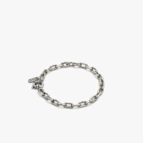 Sterling Silver Lock Chain Bracelet