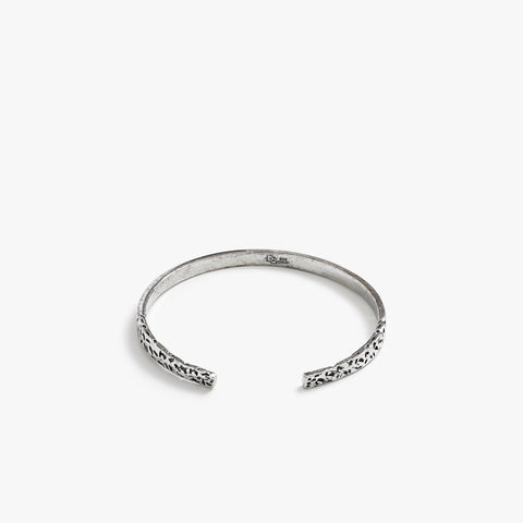 Sterling Silver Burnout Cuff