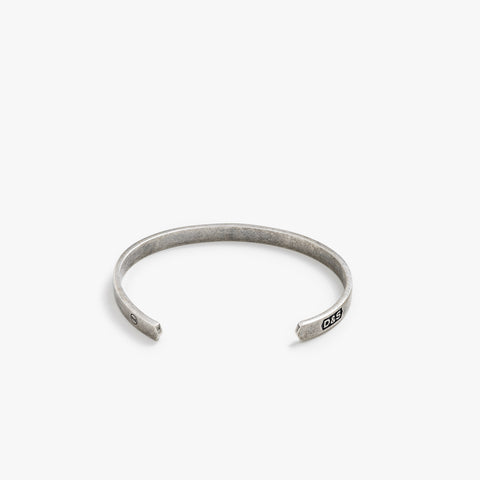 Pulseira de hieróglifos modernos de prata esterlina com turquesa