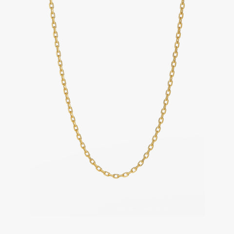 Gold Knife Edge Chain