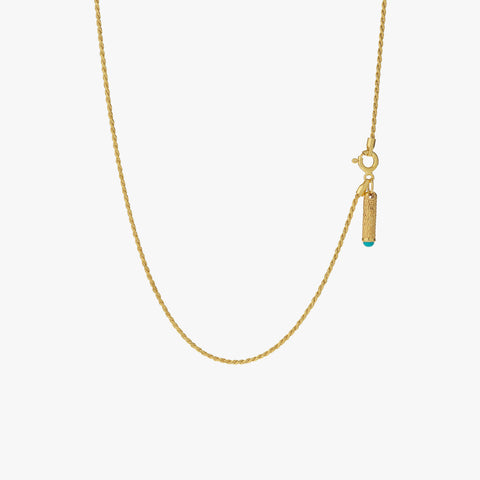 Cadena de cuerda dorada
