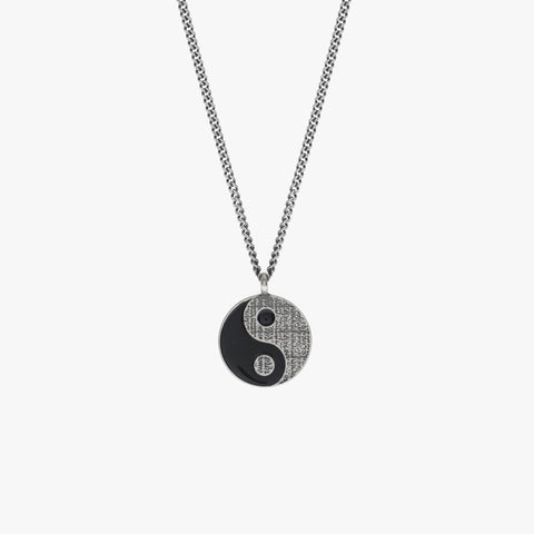 Sterling Silver Yin Yang Necklace