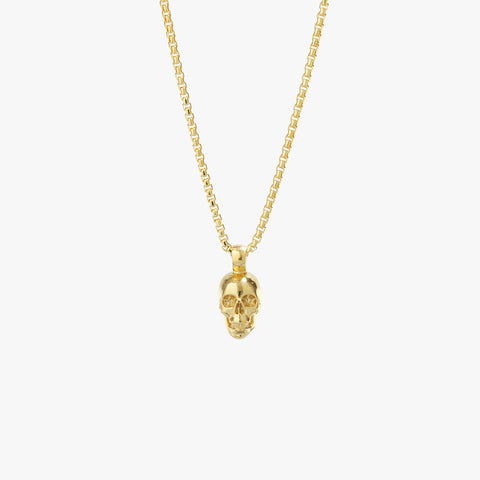 Gold Skull Necklace