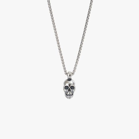 Sterling Silver Skull Necklace