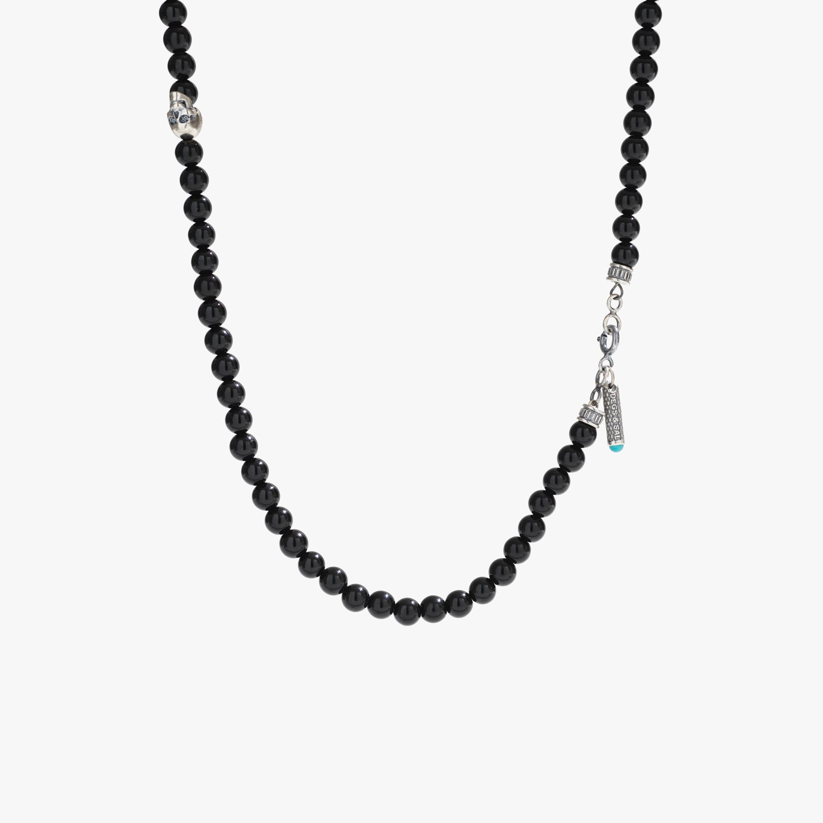 Rainbow Moonstone and Black Onyx Beaded Necklace – Stanley Korshak