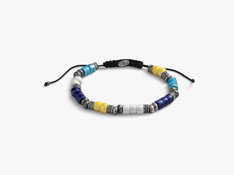 Color Block Beaded Bracelet