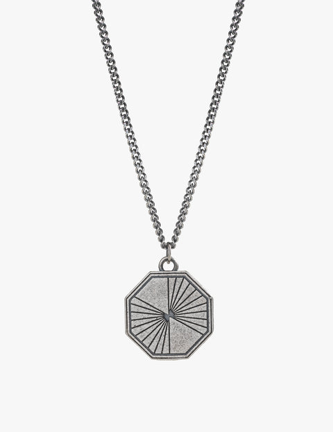 Sterling Silver Octagon Necklace