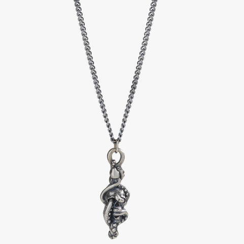 Sterling Silver Octopus Necklace