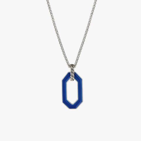 Royal Blue Ovale Necklace