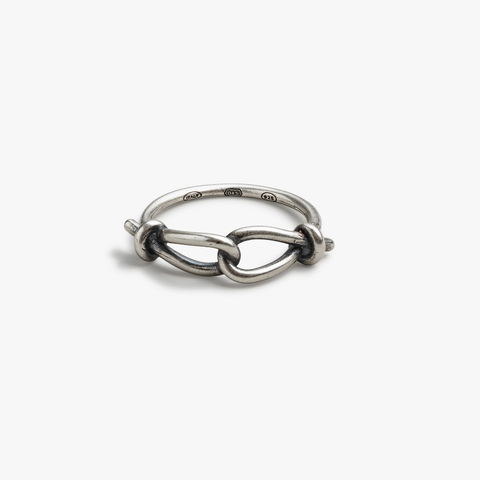 Silver Interlock Ring