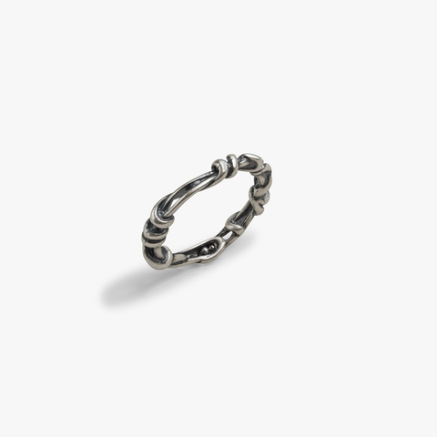 Silver Twisted Wire Ring