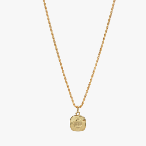 Black Stone Gold Bezel Necklace