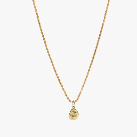 Tiger Eye Gold Bezel Necklace