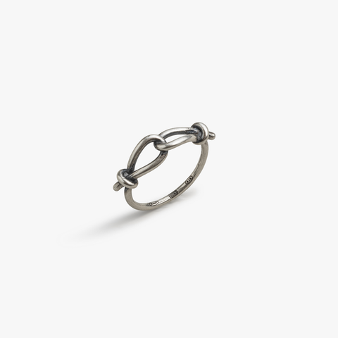 Silver Interlock Ring