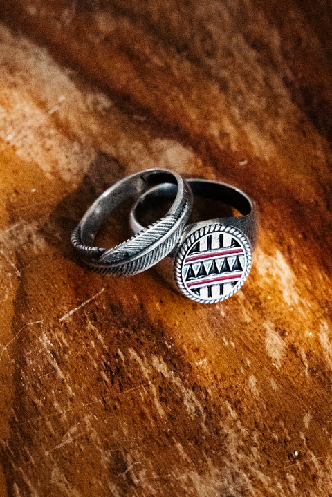 Sterling Silver Feather Ring