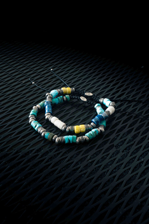 Color Block Beaded Bracelet