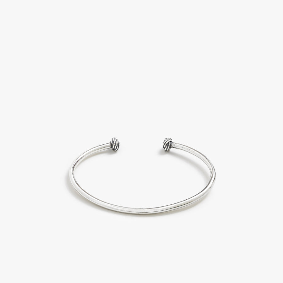 Sterling Silver Knot Cuff