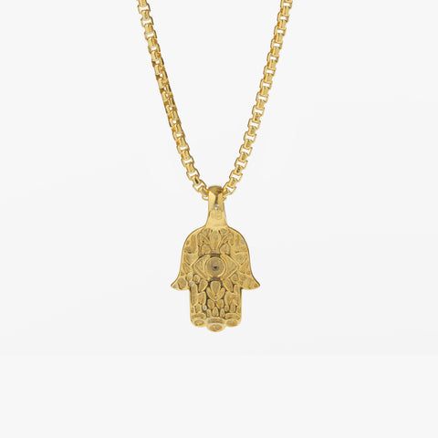 Gold Hamsa Necklace