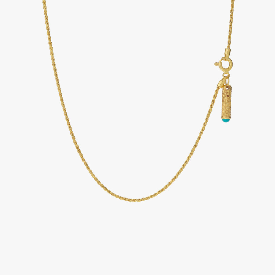 Gold Lucky Horseshoe Pendant Necklace