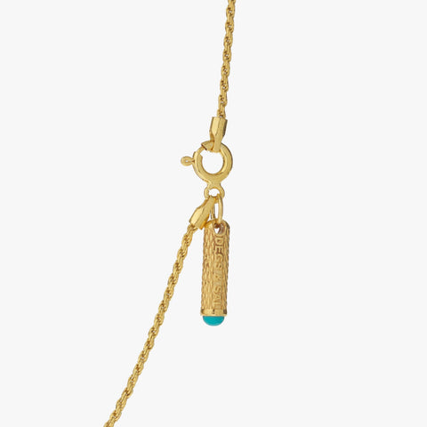 Gold Pearl Pendant Necklace