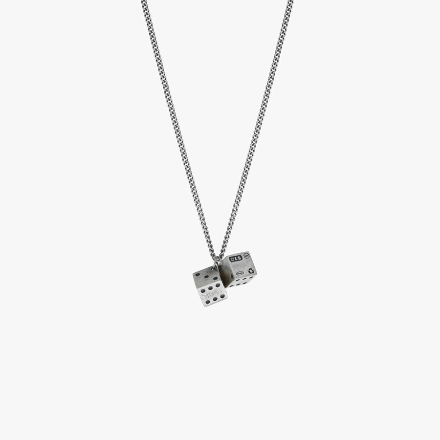 Sterling Silver Lucky Dice Necklace