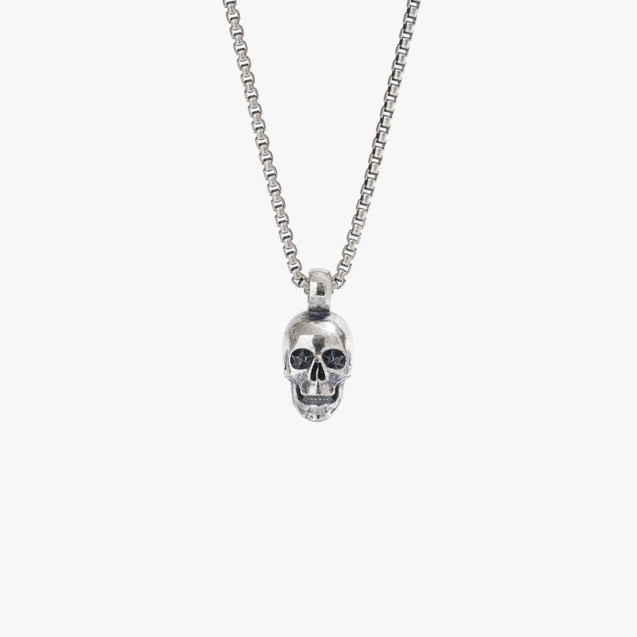 Sterling Silver Skull Necklace