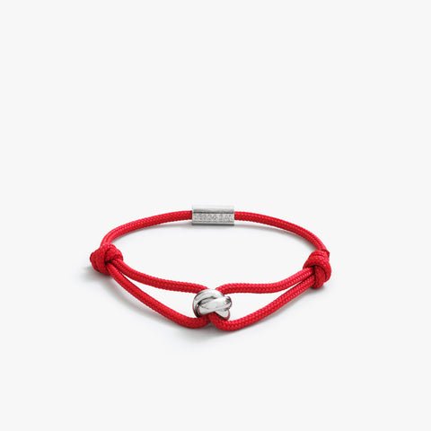 Sterling Silver Red Trinity Bracelet – Degs & Sal