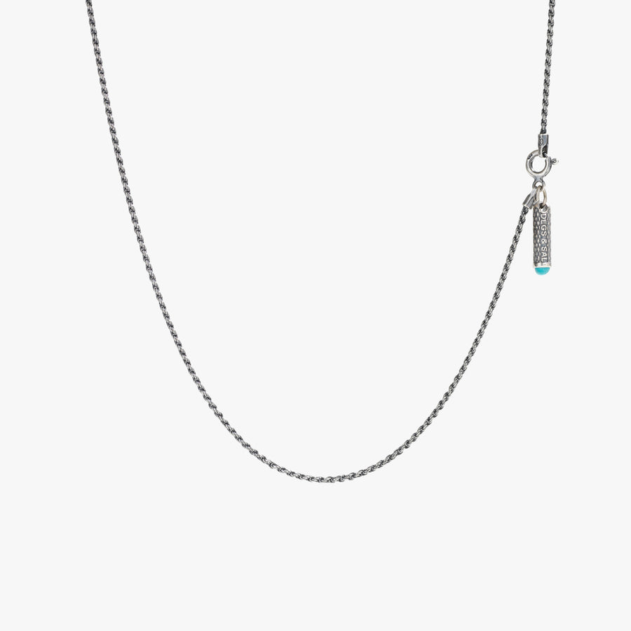 Sterling Silver Gamma Necklace with Turquoise