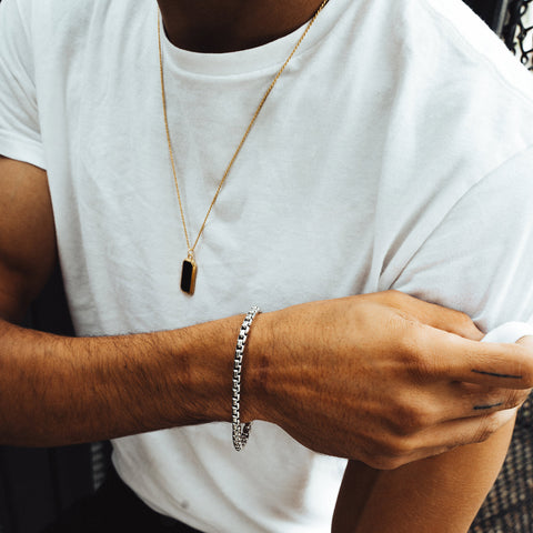 Sterling Silver Round Box Chain Bracelet